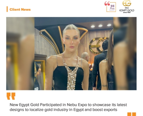 New Egypt Gold participated in Nebu Expo to showcase its latest designs to localize gold industry in Egypt and boost exports.