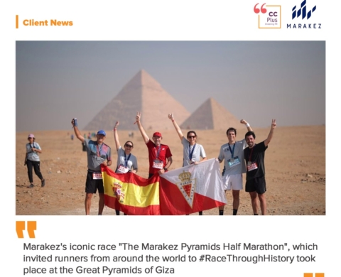 Under the Auspices of President El-Sisi MARAKEZ takes over the 4th annual “Race Through History” MARAKEZ Pyramids Half Marathon that is set to welcome over 4000 runners from all over the world!