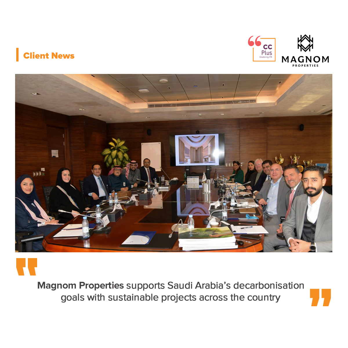 Magnom Properties supports Saudi Arabia’s decarbonisation goals with sustainable projects across the country